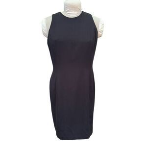 Jones New York Little Black Dress Sheath Cut In Shoulders Cocktail Party P14